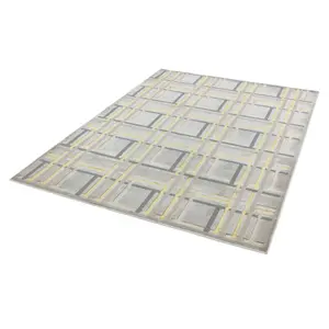 Abstract Geometric Modern Striped Tartan Easy to clean Rug for Bed Room Living Room and Dining Room-160cm X 230cm