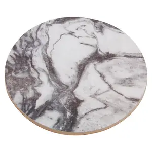 Maison by Premier Dia 6Pc Marble Effect Assorted Cork Coasters