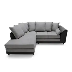 Dylan Corner Sofa Left Facing in Cool Grey