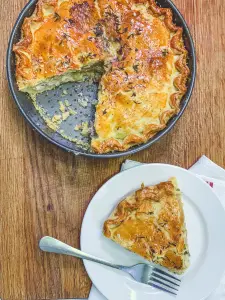 MasterClass Crusty Bake Non-Stick Deep Pie Pan / Tart Tin