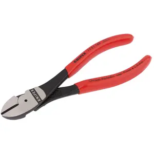 KNIPEX 74 01 160 SB High Leverage Diagonal Cutter, 160mm 55522