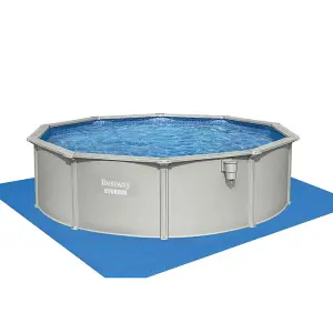 Bestway Hydrium 15ft x 48in Pool Set Above Ground Swimming Pool with Sand Filter Pump