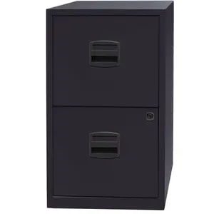 40cm Wide 2 -Drawer File Cabinet Black