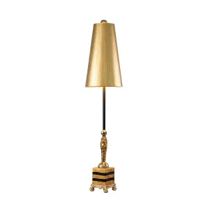 Elstead Noma Luxe 1 Light Table Lamp Steel, E27