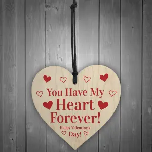 Valentines Gifts For Him Her LOVE Gift Wood Heart Boyfriend Husband Wife Gifts