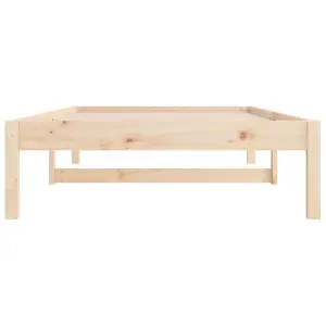 Berkfield Day Bed 90x190 cm Single Solid Wood Pine