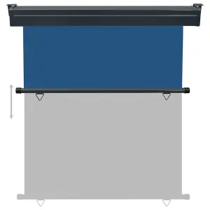 Berkfield Balcony Side Awning 160x250 cm Blue