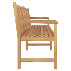 Berkfield Garden Bench 228 cm Solid Teak Wood