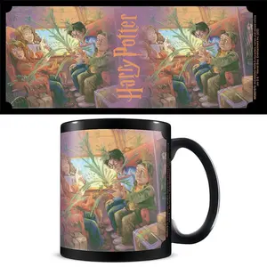 Harry Potter Train Mug Black/Green/Orange (One Size)