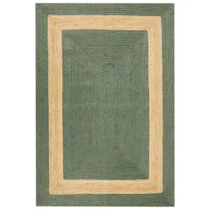 Jute Area Rug 160 x 230 cm Green KARAKUYU