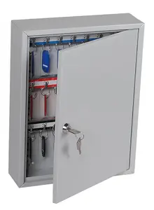 Phoenix Commercial Key Cabinet KC0600K 42 Hook with Key Lock.