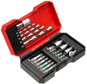 Einhell 22pc HSS Drill and Screwdriver Bit Set