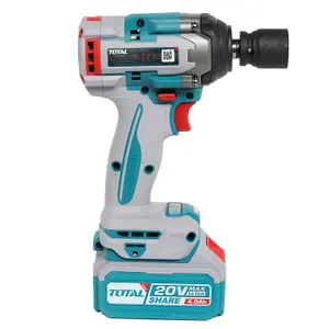 Total Li-Ion 20V Impact Wrench (with 2 x Batteries & Charger) - TIWLI2050