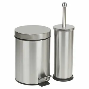 Stainless Steel 3 Litre Step On Rubbish Bin