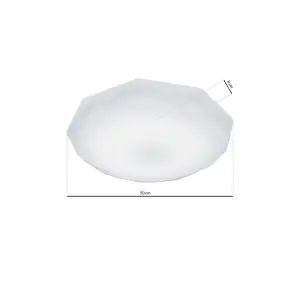 Milagro Hex 50CM 24W(150W) Ceiling Lamp A Highly Efficient Modern Ceiling Lamp With Low Energy LED Light Source Included