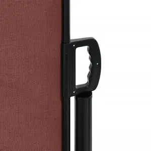 Retractable Side Awning Brown / 140" H x 1000" W