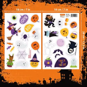 Spooky Creatures Cute Halloween Gel Clings