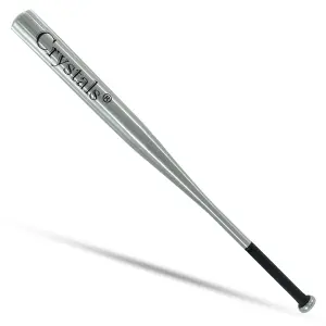 34" Heavy Duty Metal Baseball Bat Rounder Softball Pole Stick Stainless Steel Silver