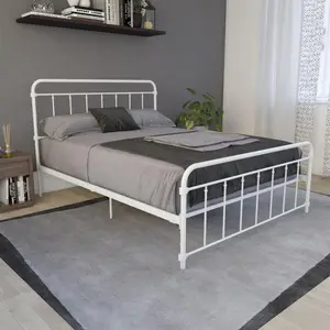 Aanya Bed Frame White / Kingsize (5')