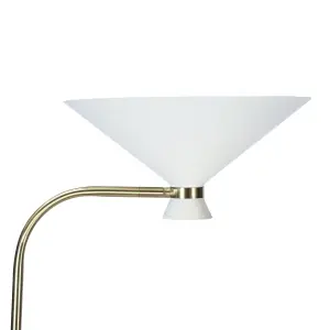 GoodHome Apennin Modern Matt Cream Floor light