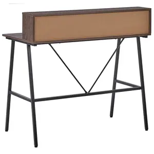 Home Office Desk Dark Wood HARISON