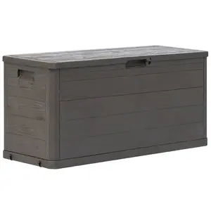 Berkfield Garden Storage Box 280 L Brown