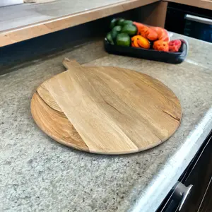 Mango      Wood      Round      Board,      60cm