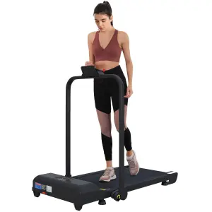 HOMCOM 2.5HP Folding Treadmill Walking Pad with Remote Control, 1-10km/h