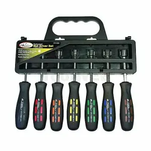 K Tool 7Pc Nut Driver Set 5-11Mm