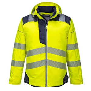 Portwest PW3 Hi-Vis Winter Jacket Yellow/Navy - XXL