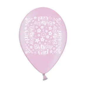 Simon Elvin 10 Inch Birthday Boy/Birthday Girl Latex Balloon Birthday Girl (One Size)