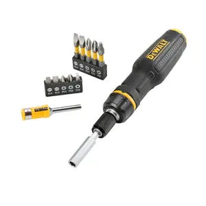 DeWalt 11 Piece Full fit telescopic ratcheting multi-bit screwdriver set