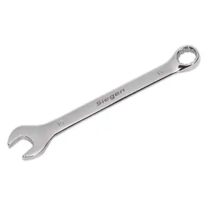 Sealey WallDrive Combi Spanner Chrome Vanadium Steel Polished Finish 15mm S01015