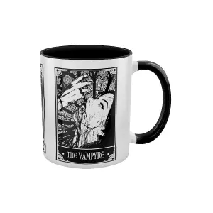 Deadly Tarot The Mermaid, The Gorgon & The Vampyre Inner Two Tone Mug Black/White (One Size)