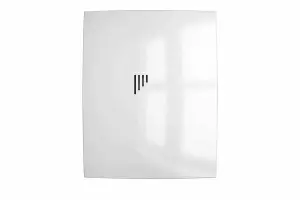 Matt White Bathroom Extractor Fan 100mm with Non-Return Valve