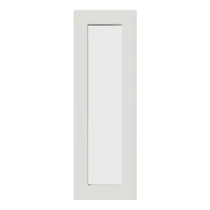 Tydeman Matt porcelain Shaker Glazed Cabinet door (W)300mm (H)900mm (T)20mm