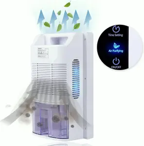 1.8L Small Quiet Dehumidifier - Dehumidifier with UV Air Purifier - With 24 Hour Timer & Digital Touch Screen