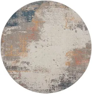 Luxurious Grey Blue Modern Abstract Rug For Living Room Bedroom & Dining Room-160cm X 221cm