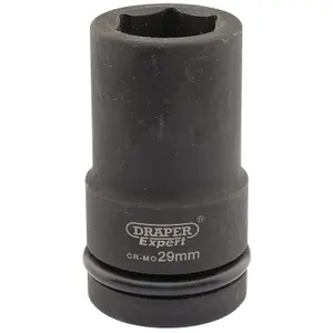 Draper Expert 29mm 1" Square Drive Hi-Torq 6 Point Deep Impact Socket 5144