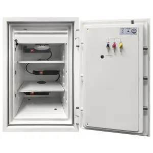 Phoenix Battery Fighter BS0442F Size 2 Battery Storage & Charging Safe with Fingerprint Lock