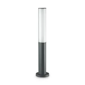 Luminosa Etere Integrated LED Outdoor Bollard Lamp 1 Light Anthracite 3000K IP44