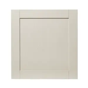 GoodHome Verbena Painted natural ash Matt cashmere Shaker Appliance Cabinet door (W)600mm (H)626mm (T)20mm