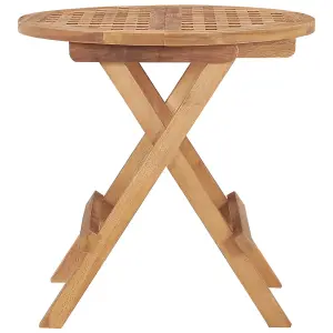 Berkfield Folding Garden Table 50x50x50 cm Solid Teak Wood