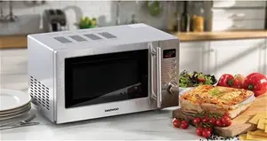 Daewoo SDA2088GE 20L 800W Manual Microwave - Silver | Robert Dyas