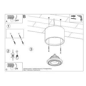 Basic Wood Natural 1 Light Classic Ceiling Light