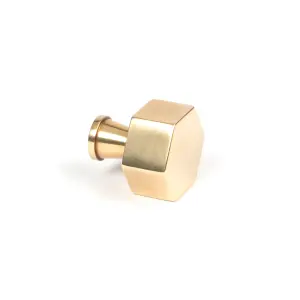 From The Anvil Polished Brass Kahlo Cabinet Knob - 25mm