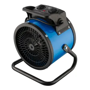 POLLOR Electric Fan PTC Ceramic Floor Standing Garage Space Heater 2kW / 2000W Workshop