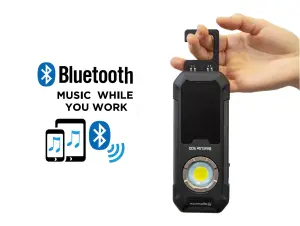 BeatLite Rechargeable 500 Lumen Worklight and Bluetooth Speaker