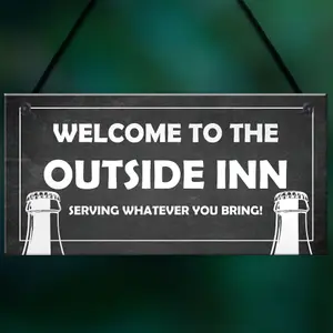 Outside Inn Bar Signs For Outdoor Hanging Wall Door Plaque Man Cave Gift