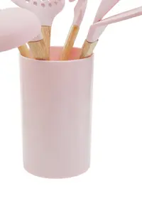 Maison by Premier Zing 7Pc Pastel Pink Utensil Set